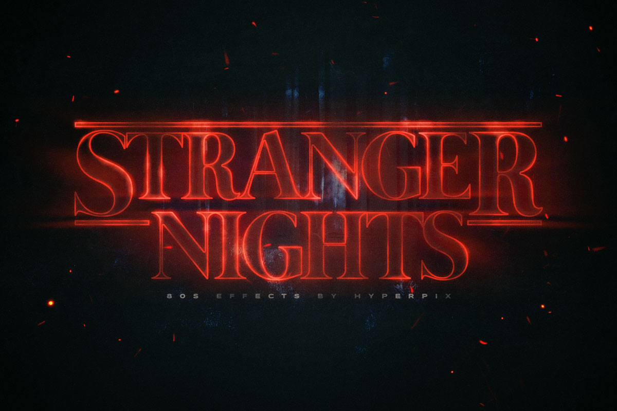 Stranger Things Text Effect Free Download Psd Text Style Hyperpix