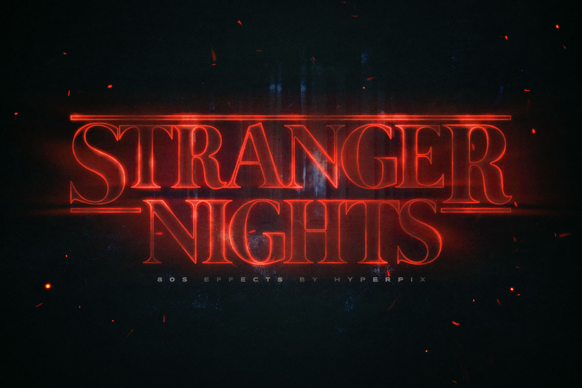 Download Stranger Things Text Effect Free Download Psd Text Style Hyperpix