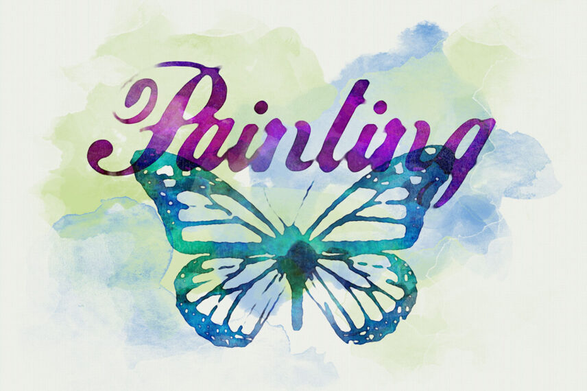 Watercolor Text Effect Free Download Text Style