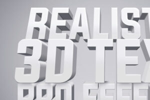 White 3D Text Effect Free Download Text Style