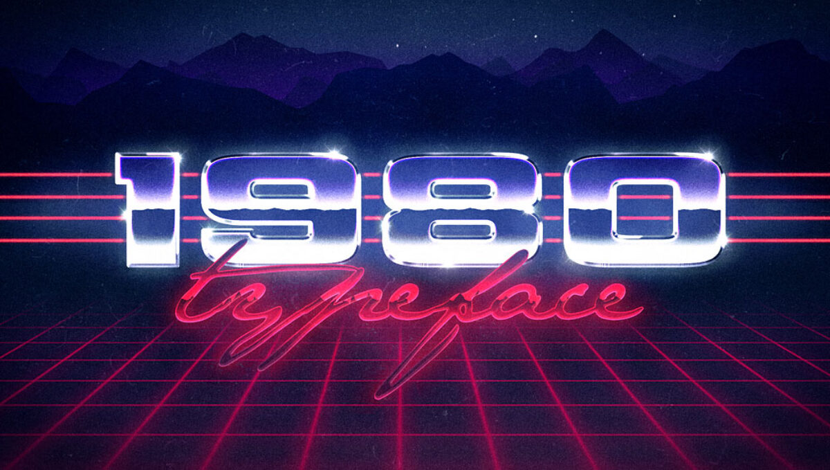 80s computer font name