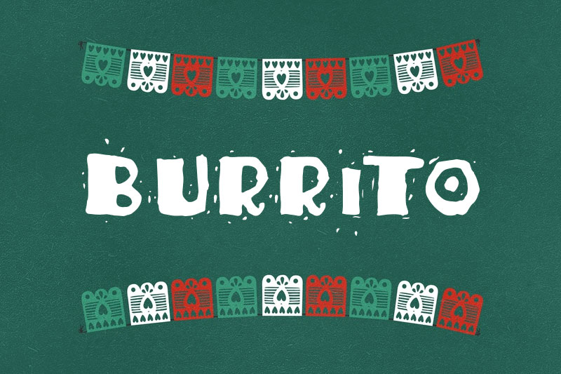 burrito mexican font