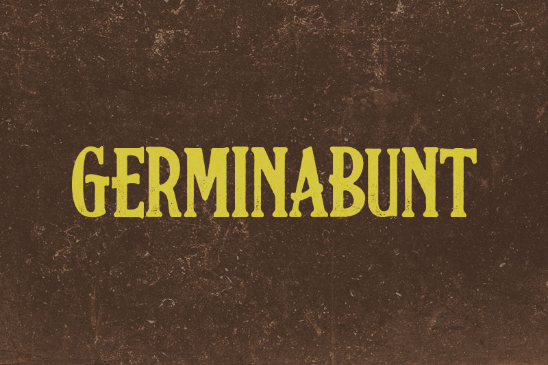 germinabunt western font