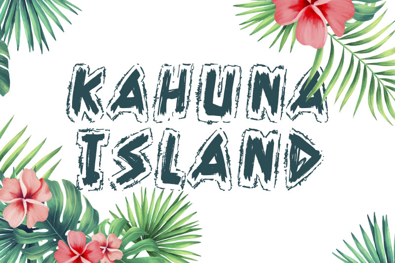 kahuna island hawaiian font