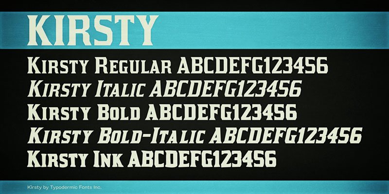 kirsty western font