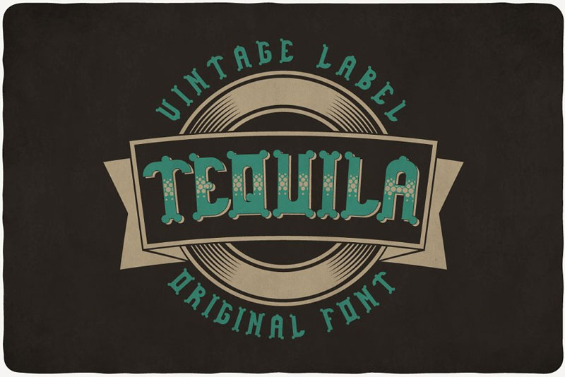 tequila typeface mexican font