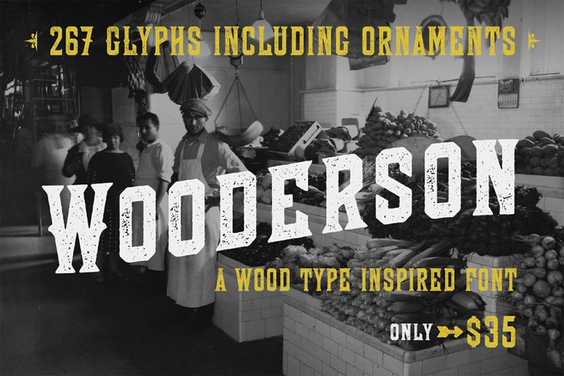 wooderson western font