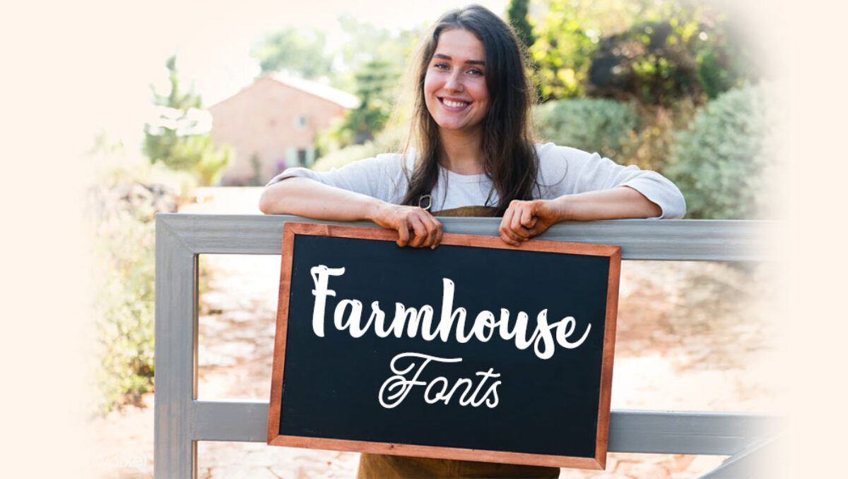 Farmhouse Free Fonts Country Farmhouse A Script & Serif Duo Font By