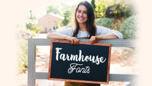 Best Free and Premium Farmhouse Fonts