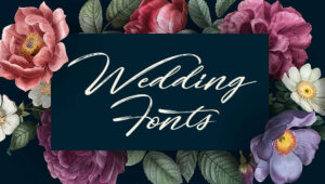 Best Free and Premium Wedding Fonts