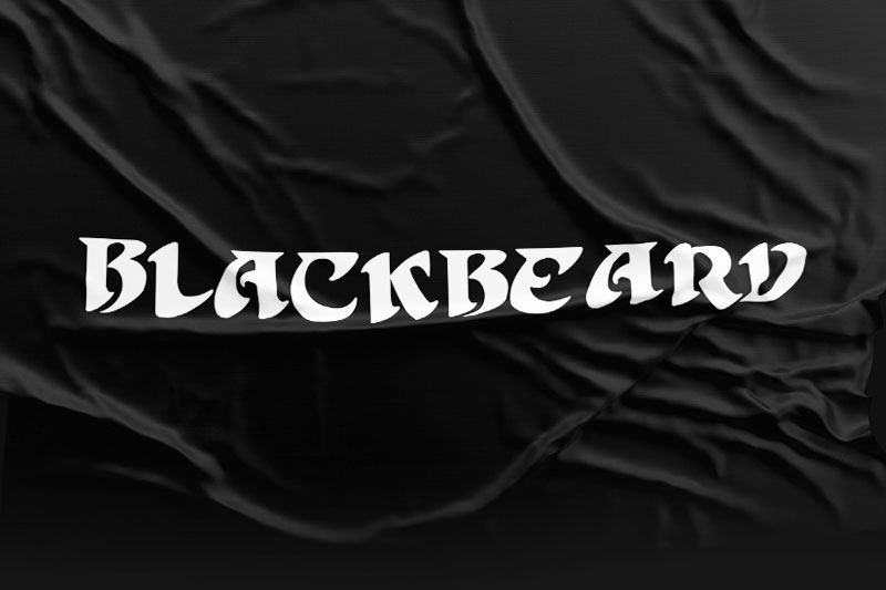 blackbeard pirate font