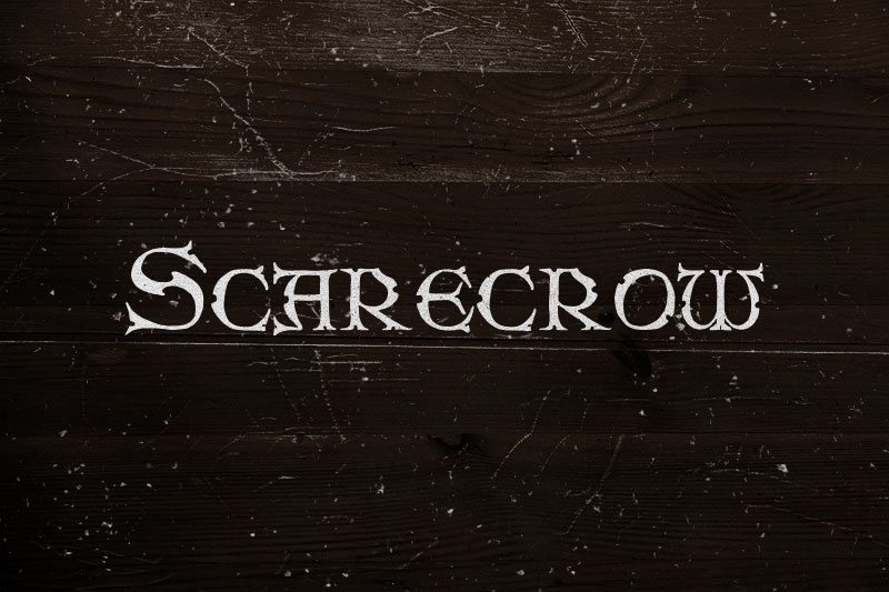 bu scarecrow pirate font