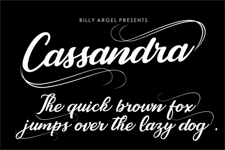 cassandra personal use summer and beach font
