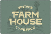Farm House Typeface Farmhouse Font 168x112 