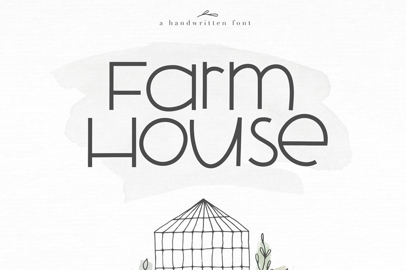 farmhouse farmhouse font