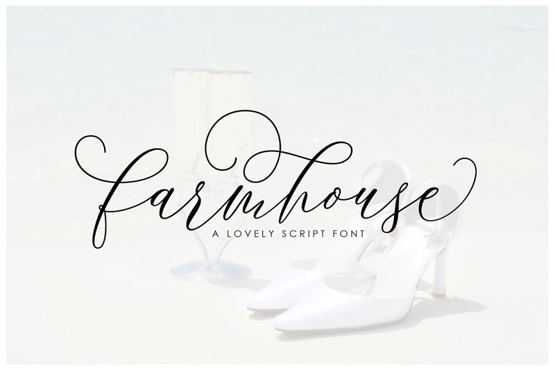 farmhouse script farmhouse font
