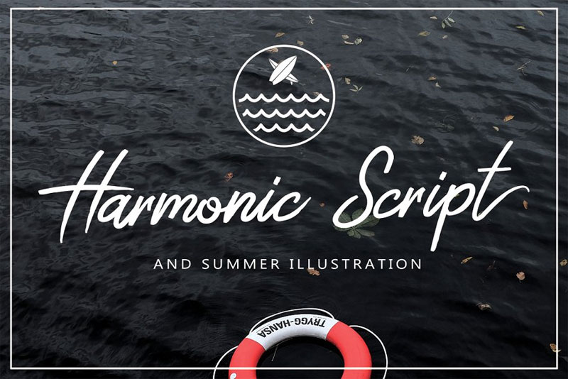 harmonic script nautical font