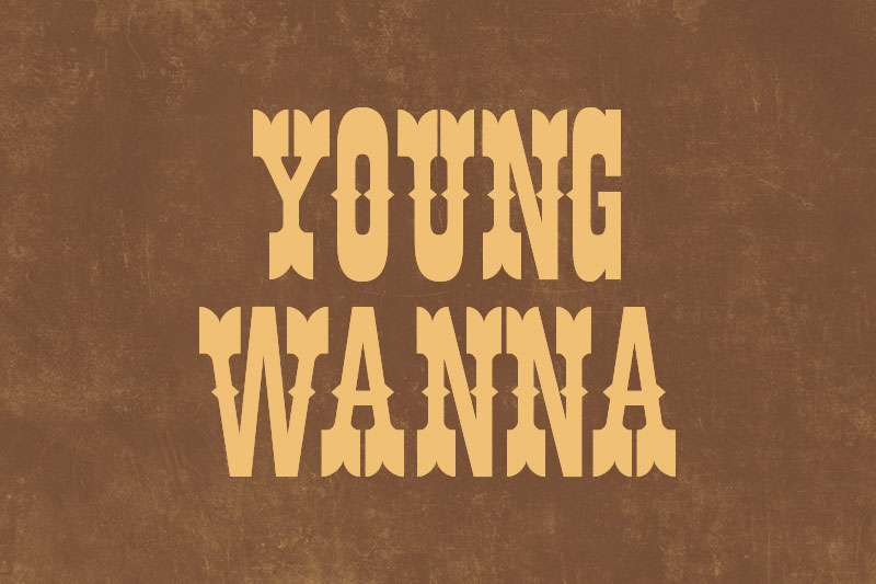 hff young wanna wanted font