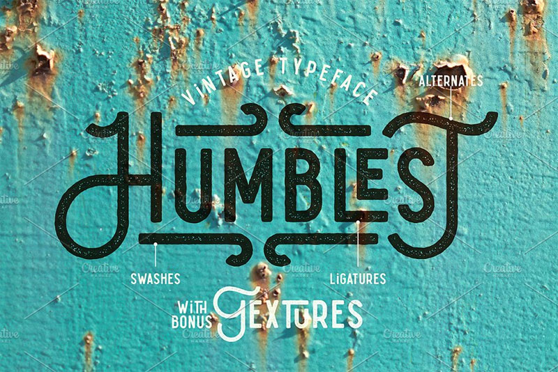 humblest wanted font