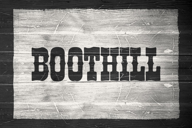 ifc boothill wanted font