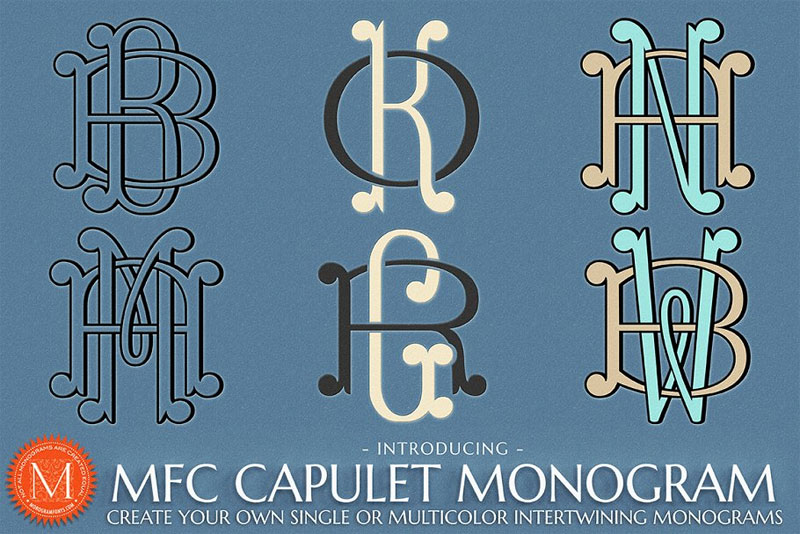 mfc capulet monogram monogram font