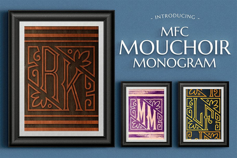 mfc mouchior monogram monogram font