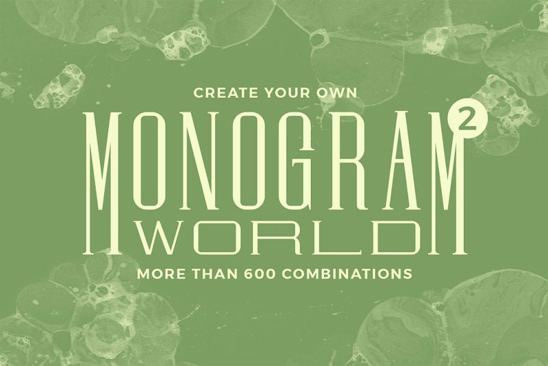 monogram world 2 monogram font