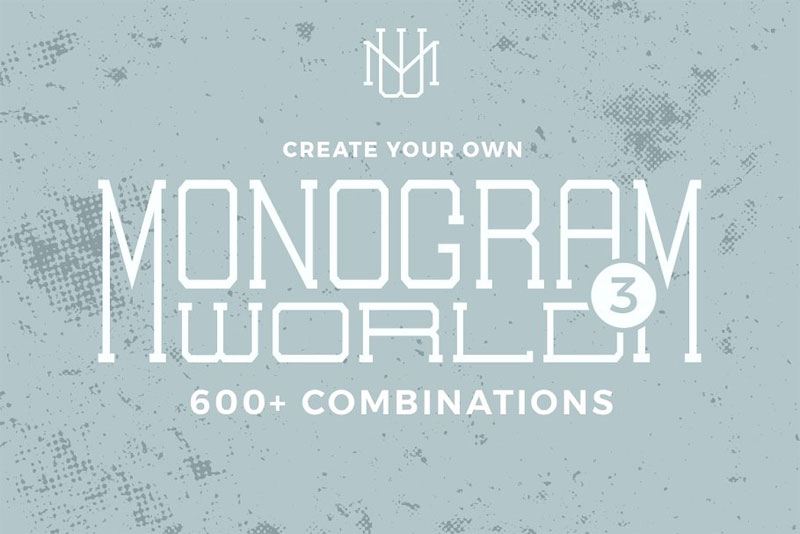 monogram world 3 monogram font