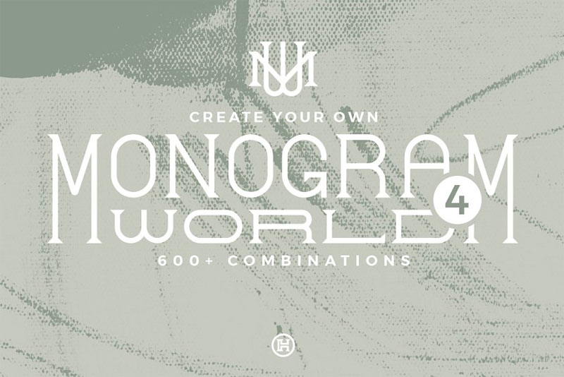 monogram world 4 monogram font