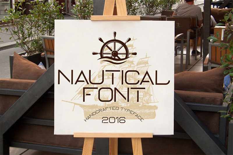 nautical typeface nautical font