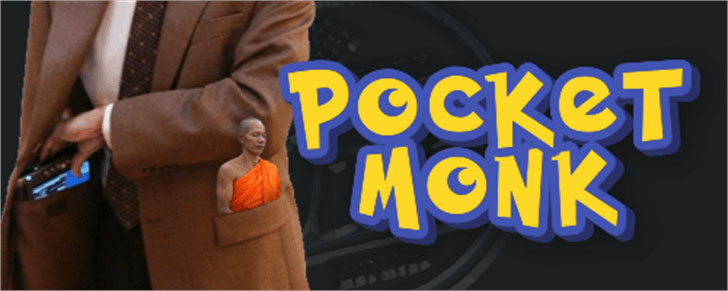 pocket monk cartoon font