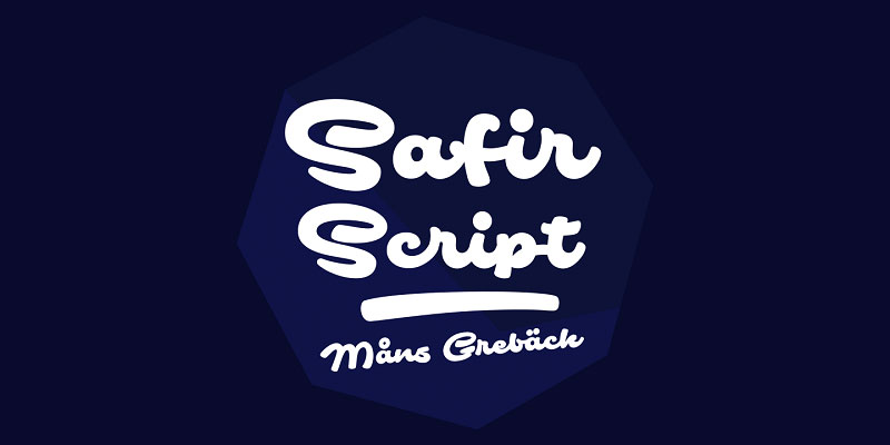 safir script cartoon font