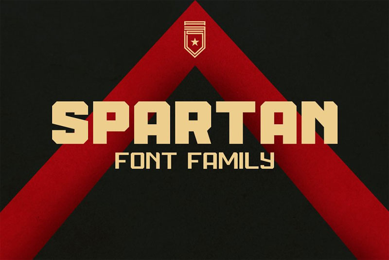 spartan racing font