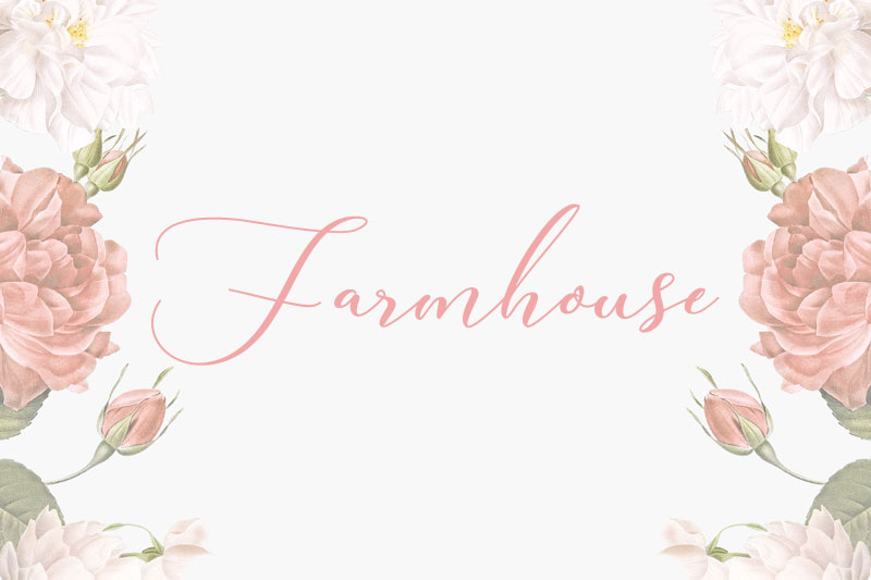 strong farmhouse wedding font