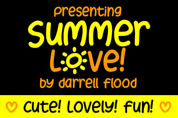 summer love summer and beach font