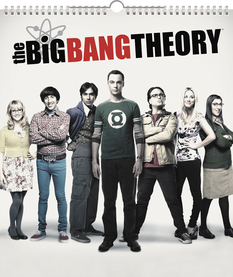 the big bang theory poster font
