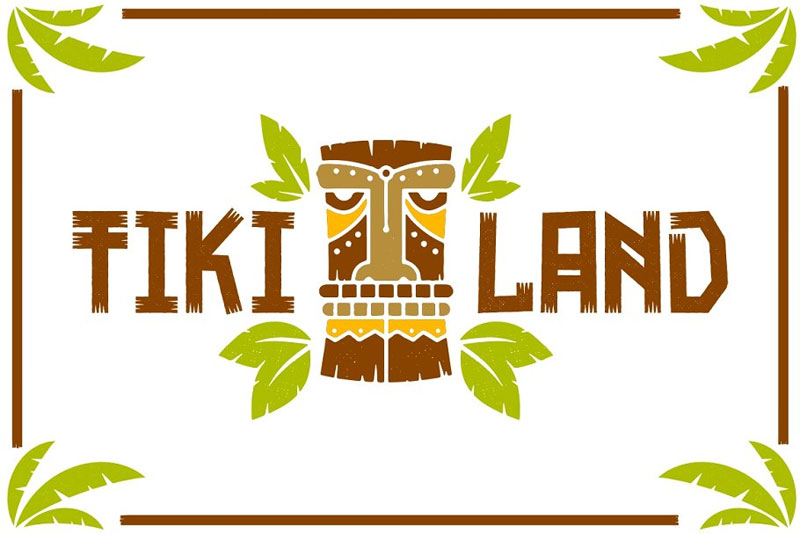 tikiland typeface tribal font