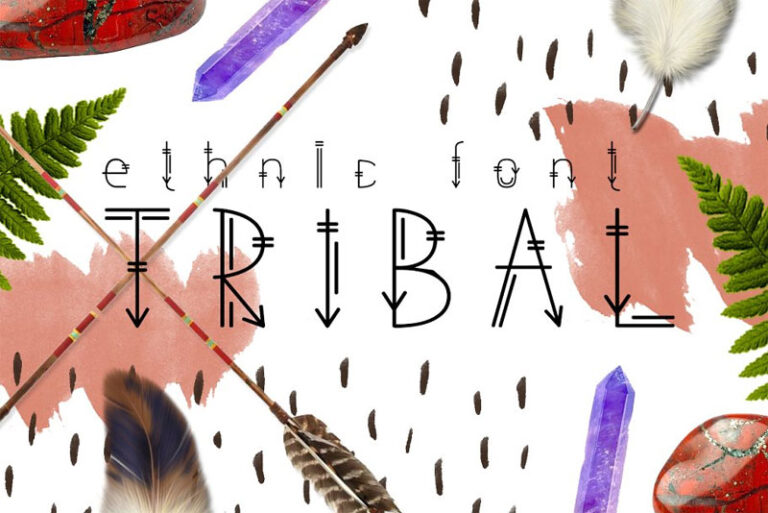 50 Best Tribal Fonts FREE Premium 2021 Hyperpix   Tribal Tribal Font 768x513 