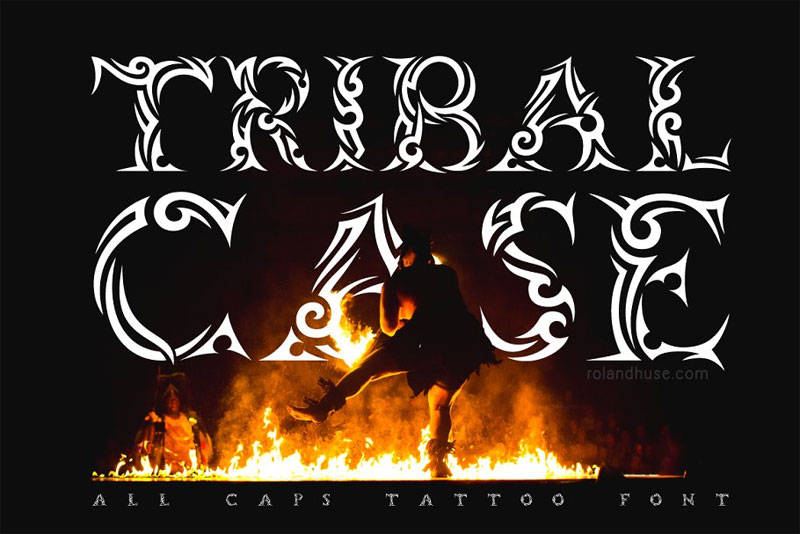 tribalcase tribal font