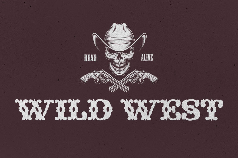 wild west wanted font