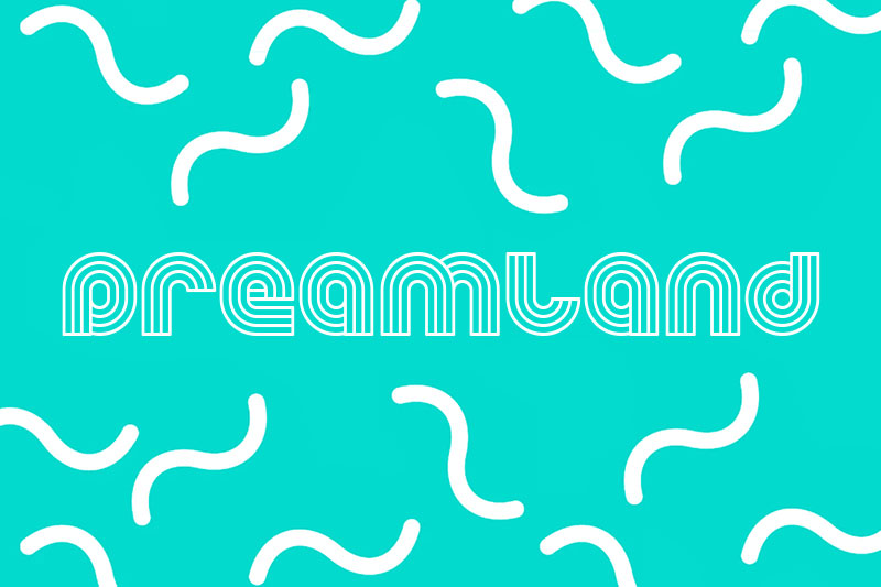 dreamland funky font