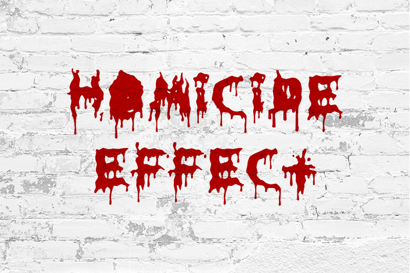 homicide effect slime font