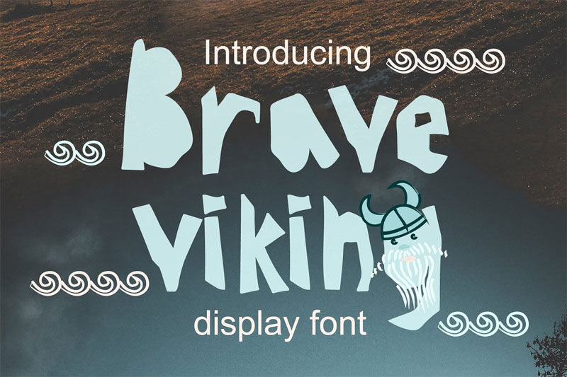 brave viking font