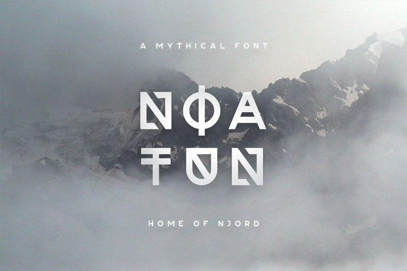 noatun typeface viking font