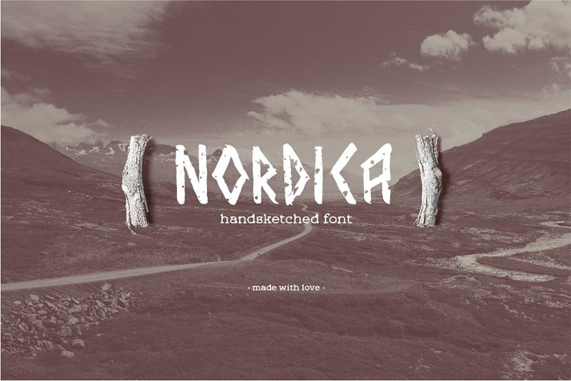 nordica viking font