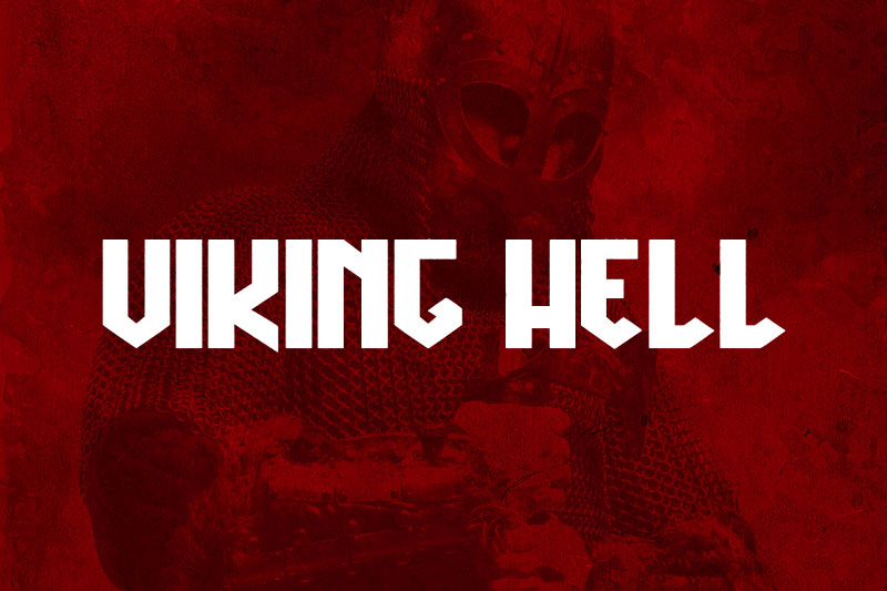 viking hell viking font