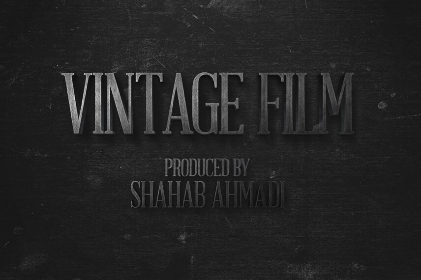 1950s Intro Text Effect Download Text Style