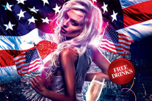 4th of July Flyer PSD Template