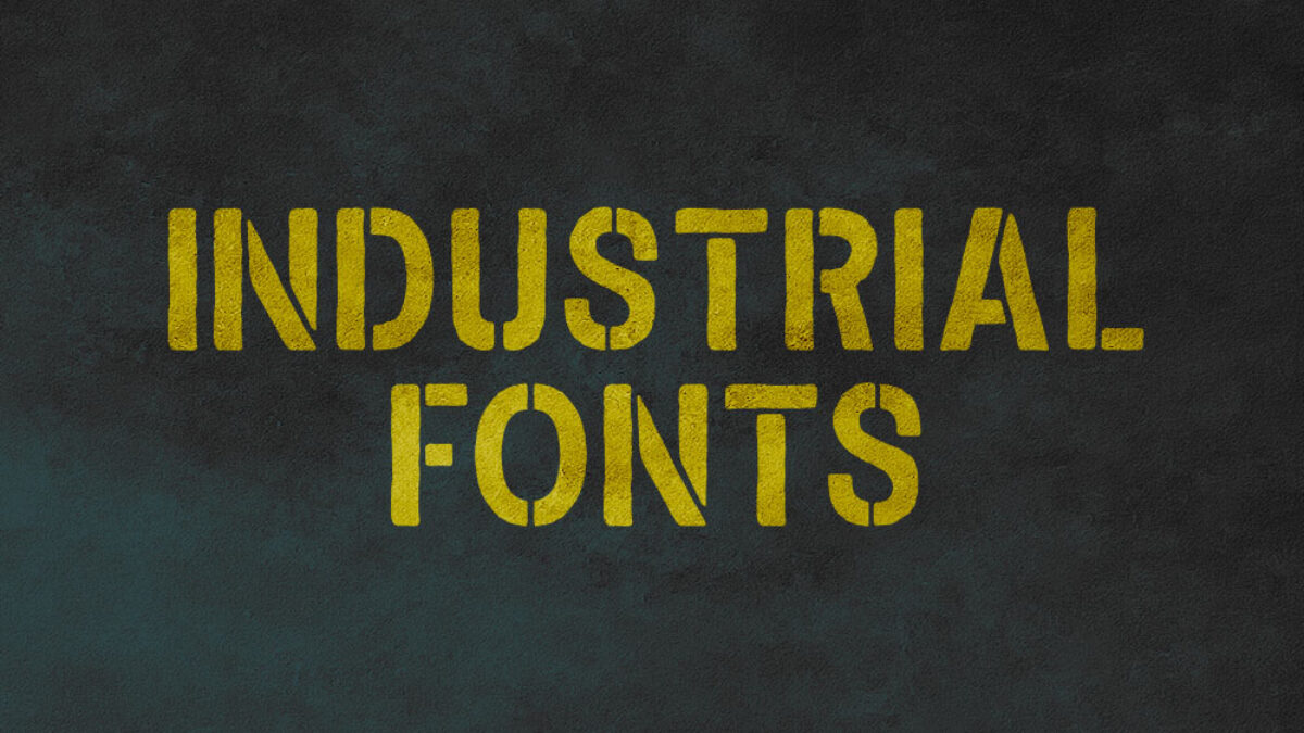 80 Best Industrial Fonts Free Premium 2021 Hyperpix