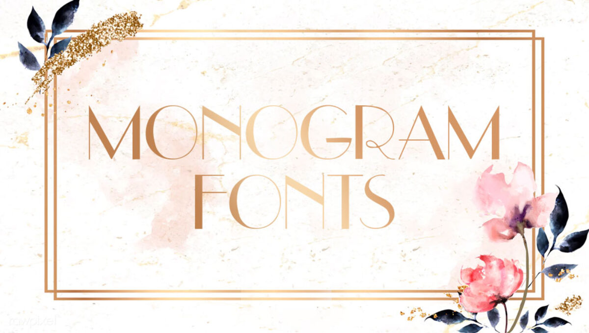 Download Monogram Font Kumpul Batik SVG Cut Files